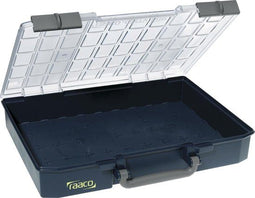 Raaco CarryLite 80 - Assortimentsdoos - Transparant deksel - Donkerblauw