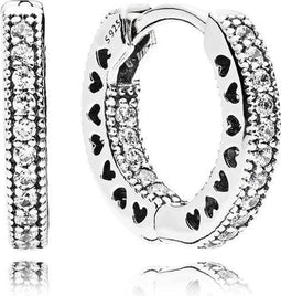 Pandora Oorbellen klap-oorringen Cubic Zirconia 296317CZ
