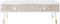 Tv-meubel DKD Home Decor Wit Spar Lichtbruin (120 x 65 x 42 cm)