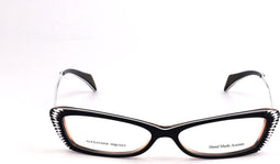 Ladies'Spectacle frame Alexander McQueen AMQ-4163-W0C Blue Orange White