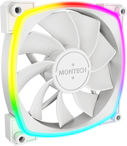 Montech RX120 PWM - Ventilator 120mm - Geluidssterkte max. 27dB(A) - Wit (1-pack)