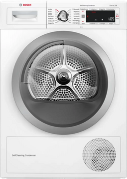 Bosch WTW875W0 - Warmtepompdroger - 8 kg - SelfCleaning Condenser - 62 dB - Energieklasse A+++