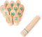 BS Toys Fins Werpspel - Kubb Spel - Buitenspeelgoed vanaf 8 Jaar - Stok Gooien - Kegelspel - 12 Houten Paaltjes - Kubb spel original - Kubb familiespel - Houten speelgoed - Buiten speelgoed - Buitenspel - Buiten Spellen - Tuin Speelgoed