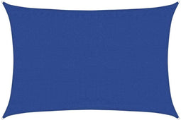 vidaXL - Zonnezeil - 160 - g/m² - rechthoekig - 3,5x4,5 - m - HDPE - blauw