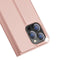 Dux Ducis - Slim bookcase hoes - Geschikt voor iPhone 14 Pro Max - Roze
