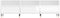vidaXL - Tv-meubel - 150x30x44,5 - cm - bewerkt - hout - hoogglans - wit