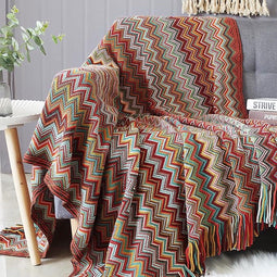 Plaid - Bohemian - Geweven - Stijlvol, Zacht en Warm - 170x130