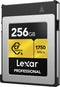 Lexar CFexpress PRO Type B Gold Series 256GB - Leessnelheid 1750MB/s - Schrijfsnelheid 1500MB/s