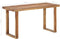 vidaXL - Eettafel - 140x70x76 - cm - massief - sheeshamhout