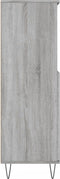 vidaXL - Hoge - kast - 60x36x110 - cm - bewerkt - hout - grijs - sonoma - eikenkleurig