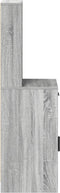 vidaXL - Hoge - Kast - Grijs - Sonoma - 40x41x135 - cm - Gelaagd - Hout