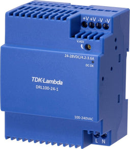 TDK-Lambda DRL100-24-1 DIN-rail netvoeding 24 V 3.67 A 100.8 W Inhoud: 1 stuk(s)