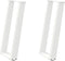 vidaXL - Console - tafelpoten - 2 - st - U-vormig - 38x(72-73) - cm - staal - wit