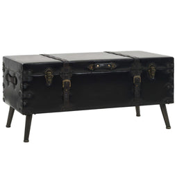 Salontafel bewerkt hout 102x51x48 cm