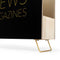 Balvi tijdschriftenhouder NEWS zwart