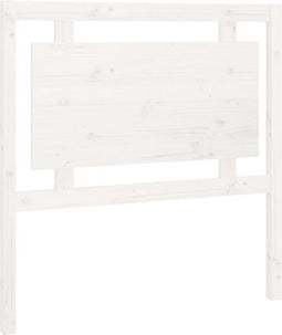 vidaXL - Hoofdbord - 95,5x4x100 - cm - massief - grenenhout - wit