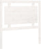 vidaXL - Hoofdbord - 95,5x4x100 - cm - massief - grenenhout - wit