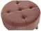Voetensteun DKD Home Decor Natuurlijk Hout Fluweel Licht Roze (61 x 61 x 38 cm)