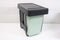 Brabantia Sort & Go Inbouw Prullenbak - 2 x 15 liter - Uittrekbaar - Jade Green en Dark Grey (2 stuks)