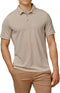 Bamboo Elements - Polo Shirt Heren - Dark Sand Beige M - Polo Heren - Korte Mouw - Pique Stof - T