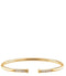 Tommy Hilfiger TJ2780251 - Armband - Stalen bangle met zirkonia - Goudkleurig