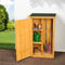 TecTake - Houten tuinkast Taman - Vlak dak - Afm. 75 x 56 x 118 cm - 404565
