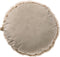 Dutch Decor - ZAYA - Sierkussen Ø45 cm rond - bontlook - effen kleur - Pumice Stone - beige