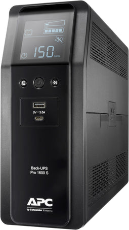 APC Back-UPS PRO BR1600SI - UPS 1600VA - Noodstroomvoorziening met LCD scherm en USB laders