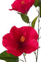 J-Line bloem Hibiscus Sproeier - kunststof - fuchsia