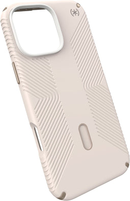 Speck Presidio2 Grip - ClickLock - 4 Meter valbescherming - Beige (iPhone 16 Pro Max)