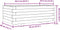 vidaXL - Plantenbak - 70x40x26,5 - cm - massief - douglashout