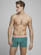 JACK&JONES JACSUPER TWIST TRUNKS - 3-Pack boxershorts - Effen gemeleerd - Grijs licht blauw groen (3-pack)
