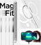 Podec iPhone 13 Pro - Magsafe Hoesje - Inclusief 3x Screenprotector en 3x Cameraprotector - Doorzichtig