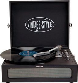 Aiwa VPX-1971BK vintage platenspeler zwart