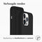 Accezz Liquid Silicone Backcover - MagSafe - Schokabsorberend - Zwart (iPhone 13 Pro)