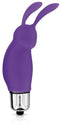 Glamy - Minivibrator met Konijn - Paars - 11cm