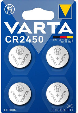 Varta CR2450 - Knoopcel - Lithium 3 V - 4 stuks