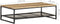 vidaXL - Salontafel - 110x60x35 - cm - massief - gerecycled - hout