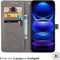 iMoshion Hoesje Geschikt voor Xiaomi Redmi Note 12 Pro Plus Hoesje Met Pasjeshouder - iMoshion Mandala Bookcase - Grijs