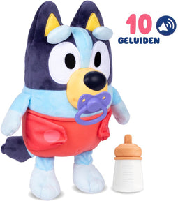 BLUEY - Baby Bluey - Pluchen knuffel met geluid