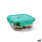 Luminarc Turquesa - Hermetische Lunchtrommel - 1,22 L - Turkoois (6 stuks)
