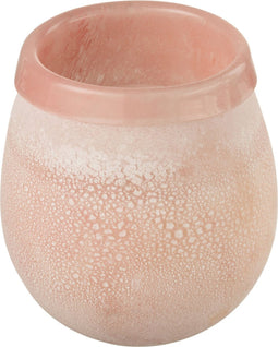 J-Line geurkaars Capri - glas - lichtroze – large - 70U