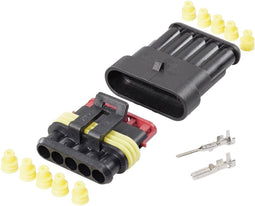TE Connectivity 30S006 Superseal set AMP-Superseal 1.5mm Series Totaal aantal polen 5 Rastermaat: 6 mm 1 set(s)