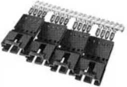 TE Connectivity - AMPMODU MTE - Plug Housing - 4 Posities - 2,54 mm Pitch