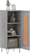 vidaXL - Dressoir - 34,5x34x90 - cm - bewerkt - hout - grijs - sonoma - eikenkleurig