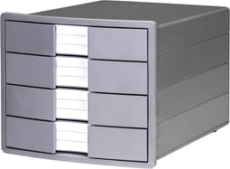 HAN IMPULS KARMA 10128-18 Ladebox Zwart DIN A4, DIN C4 Aantal lades: 4