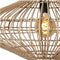 Lucide MAGALI - Hanglamp - Ø 56 cm - Hoogte verstelbaar - Naturel