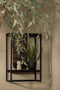 WOOOD Febe Tuin Wandrek Verticaal - Metaal - Zwart - 60x40x20
