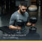 Orange Gym Hex Dumbbell - 16KG - hexagon uiteinden - zwart