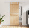 vidaXL - Schuifdeur - met - beslag - 80x210 - cm - massief - grenenhout